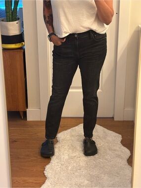 J. Crew Women's Straight Leg Jeans in Black